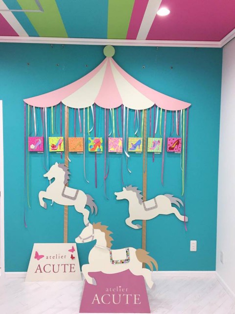 atelier ACUTE Opening Reception Photo Booth Decoration